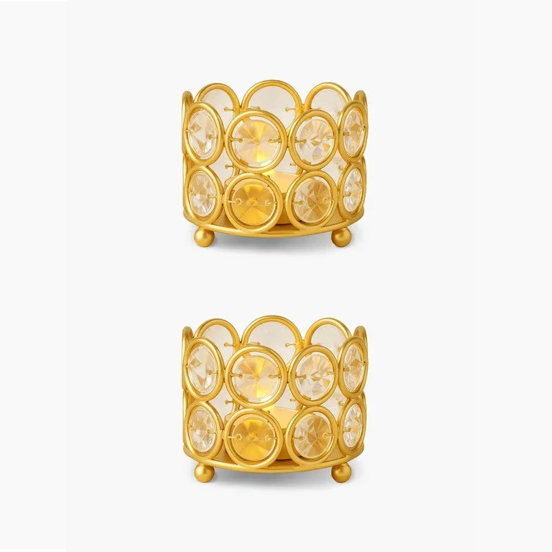 RadiantAura Adjustable Candle Holders - Set Of Two media 4