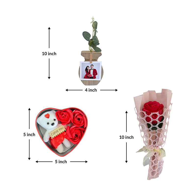Amour Étoile Valentine's Gift Box (Red) - Three Piece Set media 5
