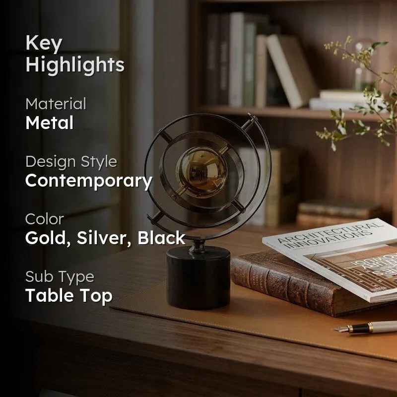 Gyroluxe Metal & Marble Showpiece media 2