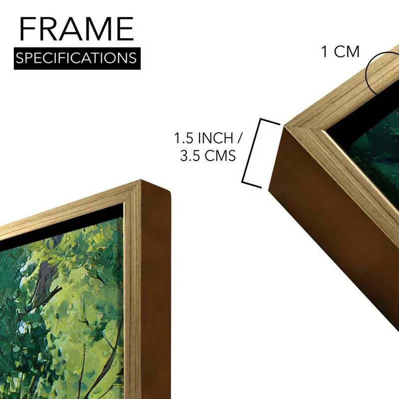 Dreamwood Canvas Wall Painting With Frame media 8