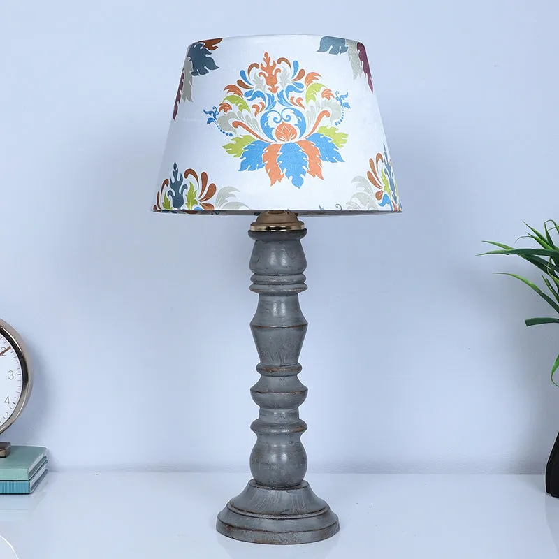 Nordlys Bantu Printed Mango Wood Table Lamp - Multicolor media 2