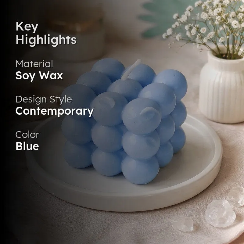 SpheriStack Soy Wax Candle - Blue media 2
