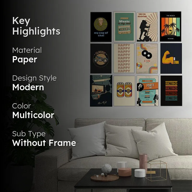 Retro Ramp Wall Poster - Set Of Twelve media 2
