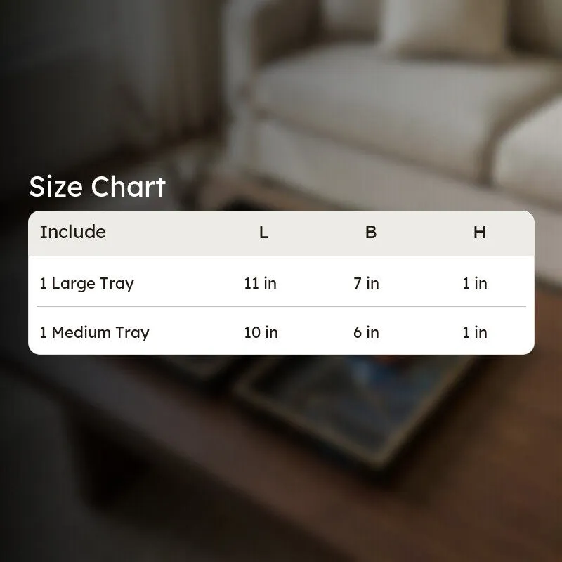 LeafTray Serving Tray - Set of Two media 7