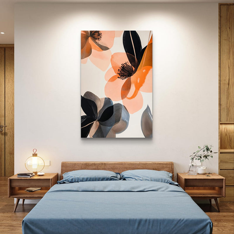 Painted Petals Wall Painting