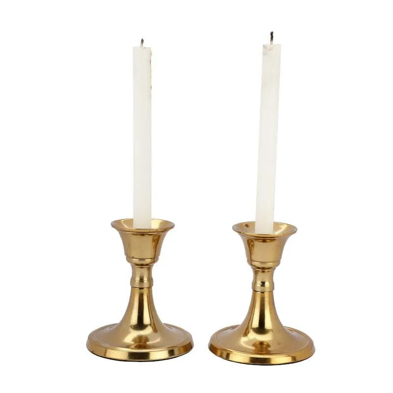 Tula Candle Holder (Gold) - Set Of Two media 4