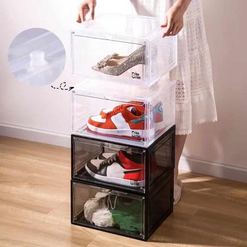 Pair Keep Shoe Rack (Black) - Set Of Four media 8