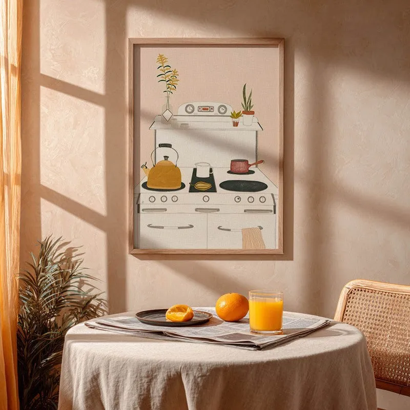 Caf Noir Archival Canvas Wall Art - Brown media 5