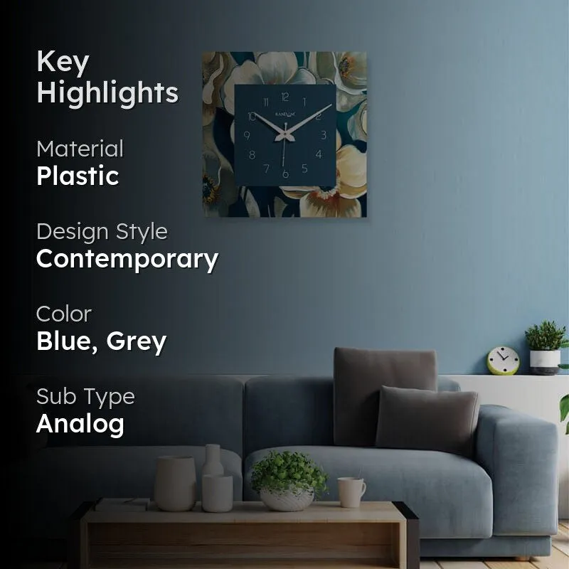 Petal Play Wall Clock media 2