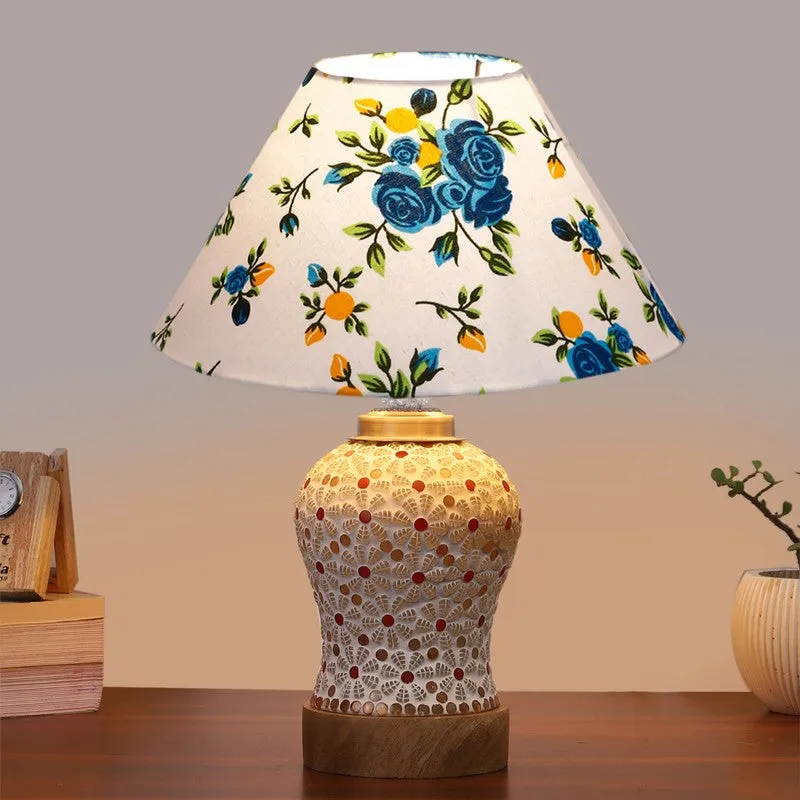 Harmyra Fleur Wooden Table Lamp - Multicolor media 3