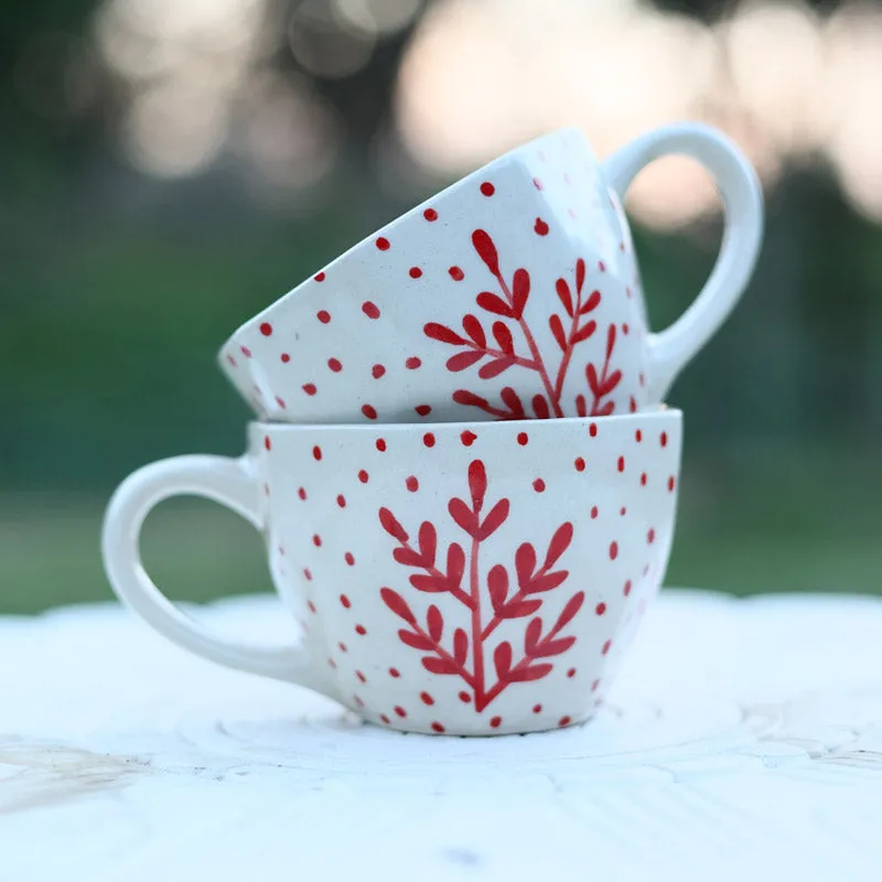 Faira Ceramic Tea Cup (200 mL Each) - Set of Three media 3