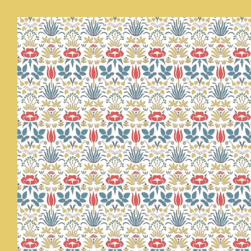 Rang Harmony Cotton Bedsheet (Blue,Yellow) - 120 TC media 6