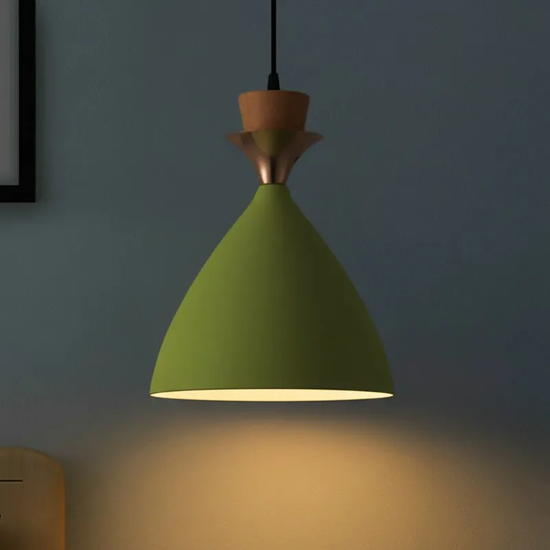 Liana Metal Ceiling Lamp - Light Green media 1