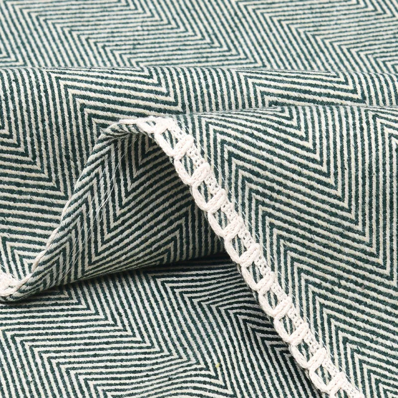 Runelle Cotton Table Runner - Green media 8