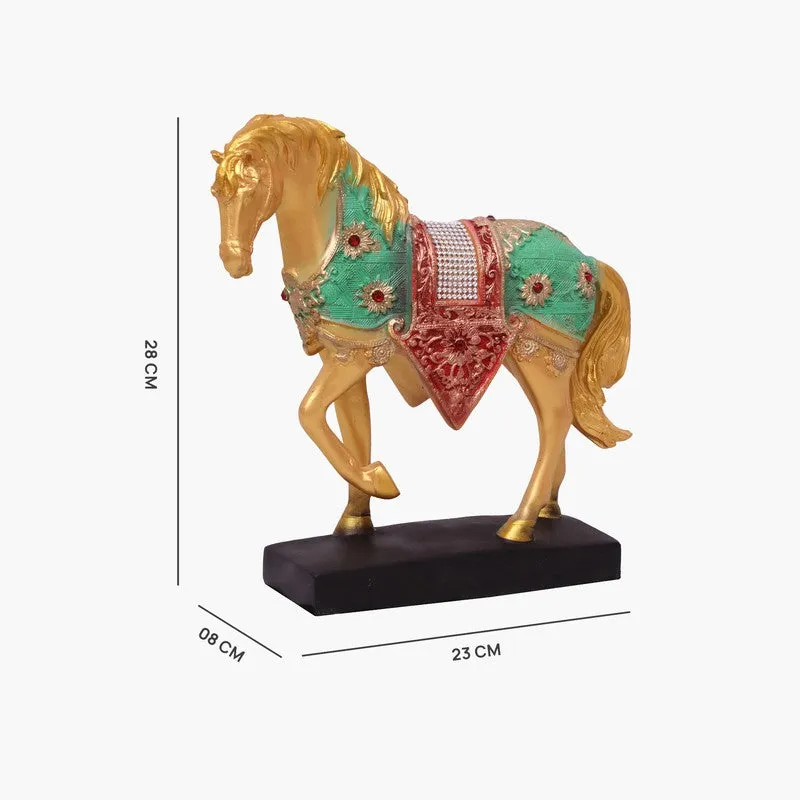 Royal Gallant Horse Polyresin Showpiece media 6