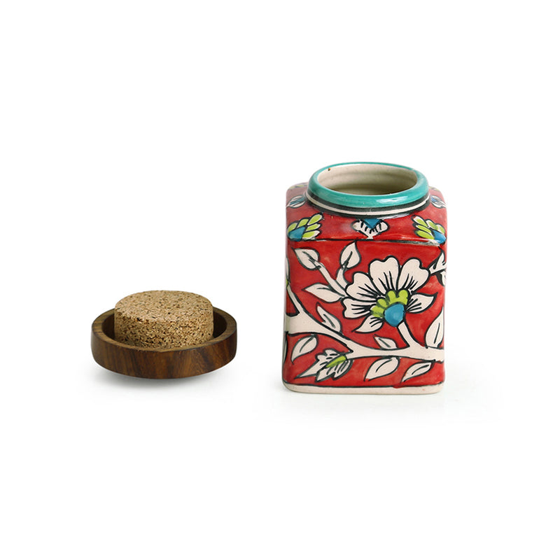 Panchmi Handpainted Airtight Storage Jar - 240 Ml media 5