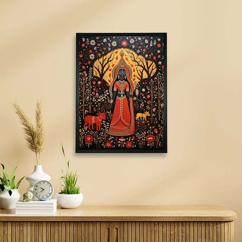 Divine Wild Glow Canvas Wall Art