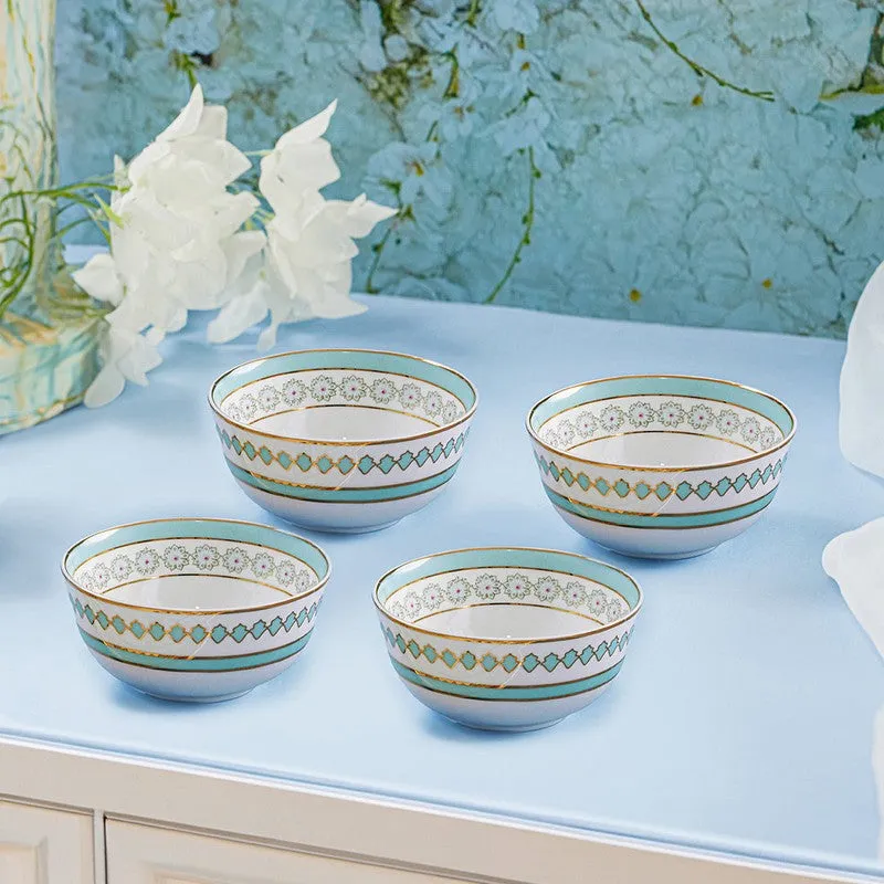 Seaside Bloom 24K Gold Plated Bowls (200 mL) - Set Of Four media 1