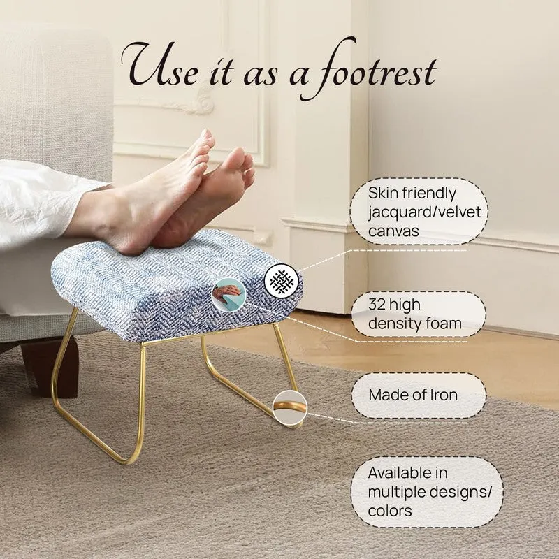 Niarna Metallic Stool - Set Of Two media 5