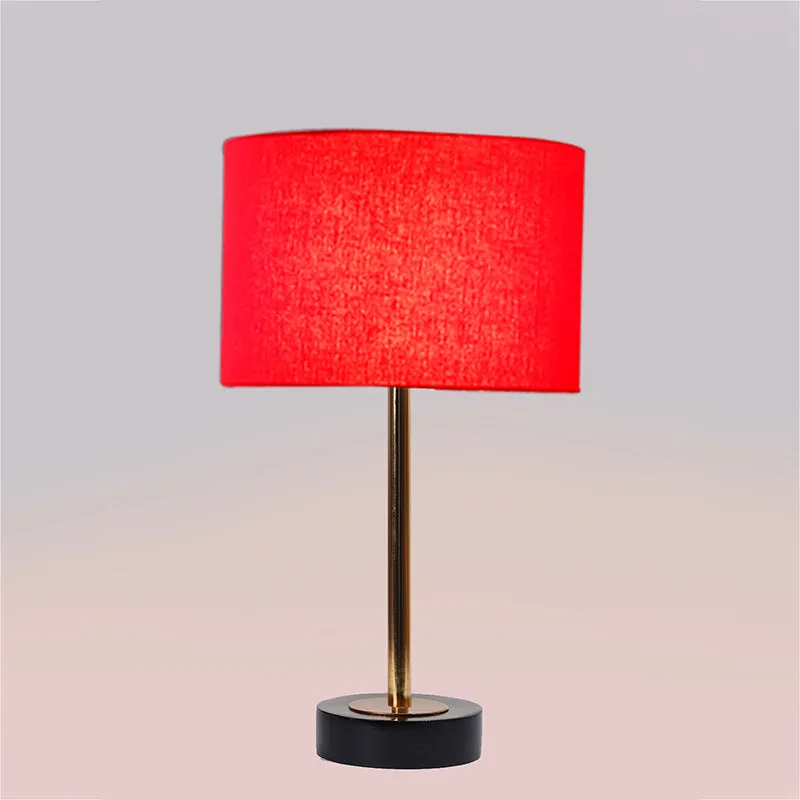 Cotin I Rodin Wooden Table Lamp - Red,Gold,Black media 5