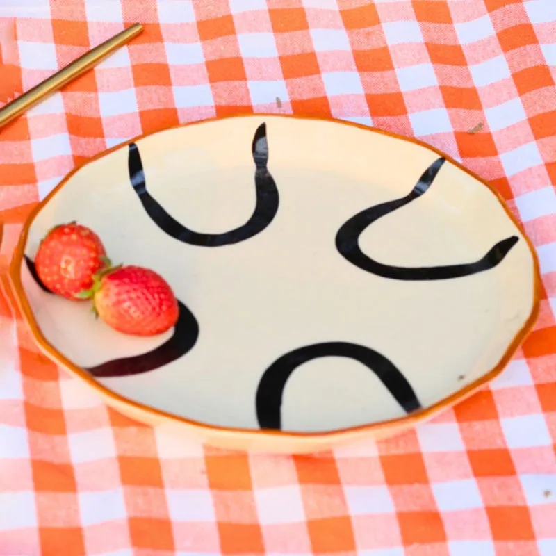 Giulia Ceramic Quarter Plate media 1