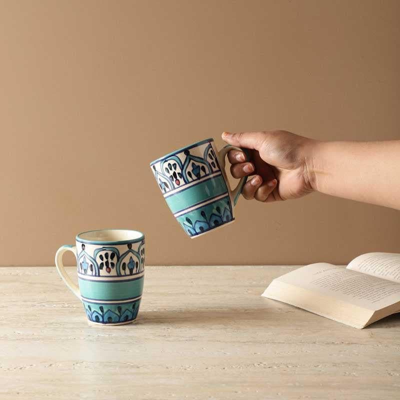 Empress Ceramic Coffee Mug (300 mL Each) - Set of Two media 6