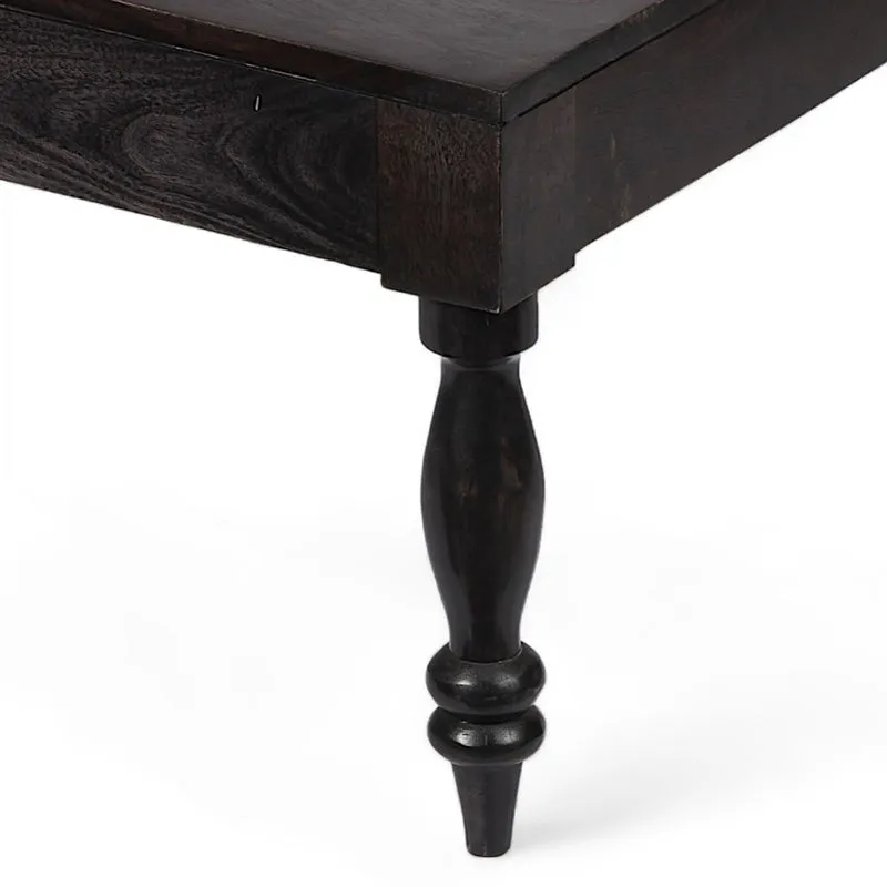 Zynex Sheesham Wooden Center Table - Black media 6