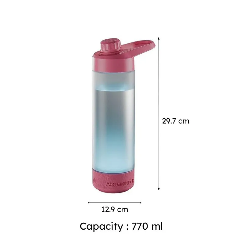 Sound and glow of Hydration Smart Water Bottle - Pink (770 mL) media 10
