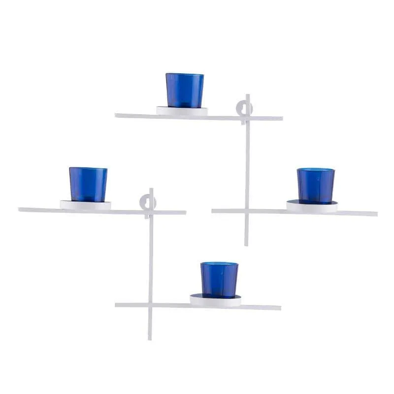 Terra Luminaire Votive Duo (Blue) - Set Of Two media 3