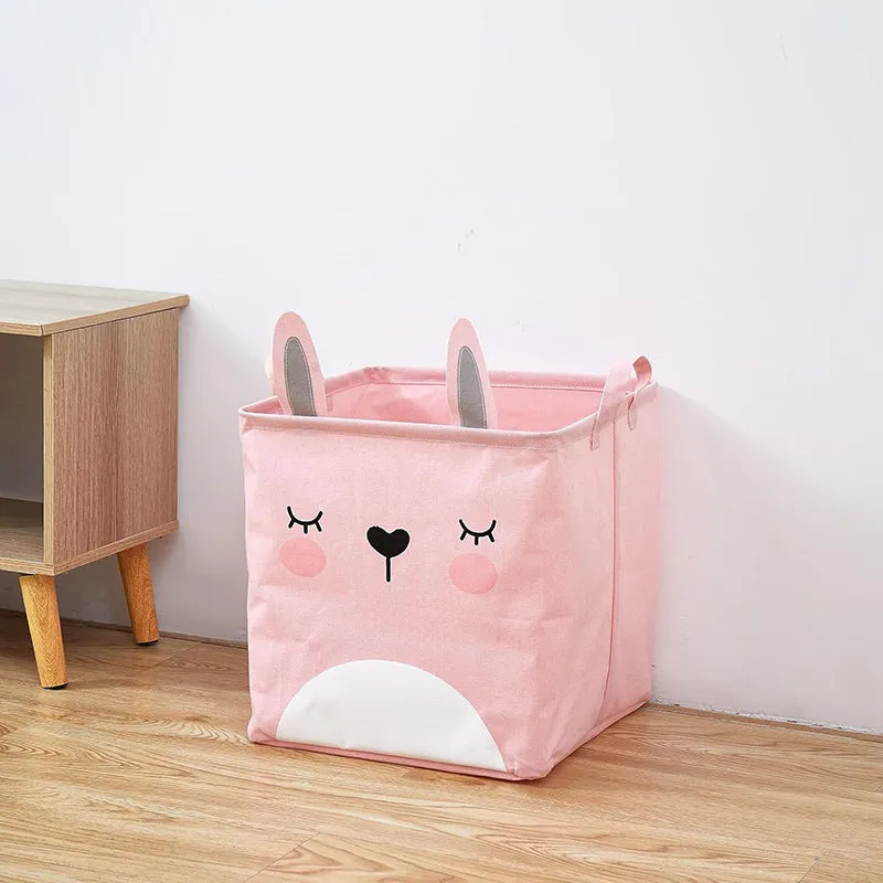 Paw Pals Rabbit Laundry Basket media 1