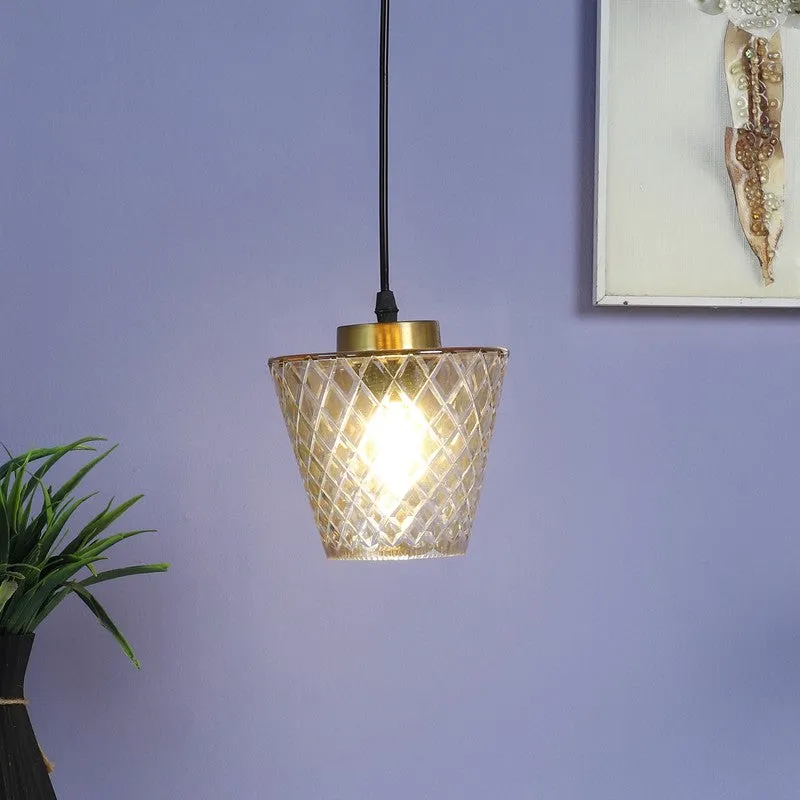 Lumora Glass Ceiling Lamp media 1