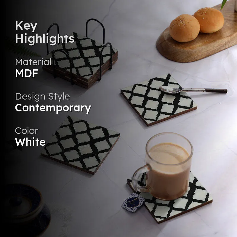 Eshara MDF Coaster - Seven Piece Set media 2