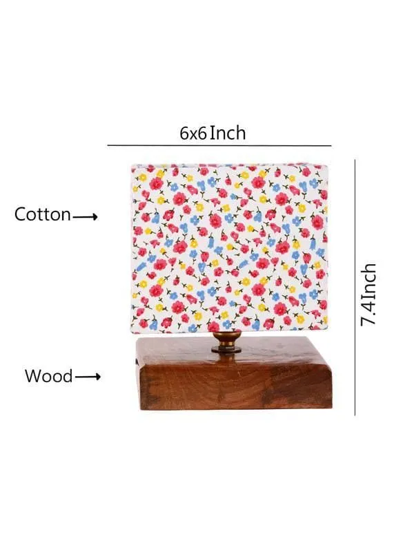 Hyacinth Square Fabric Table Lamp - Multicolor media 6