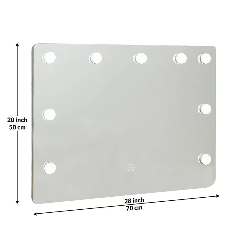 LumiEdge Vanity Wall Mirror With LED Lights - 10