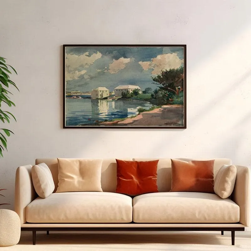 Salt Kettle Bermuda By Winslow Homer - Black Frame media 4