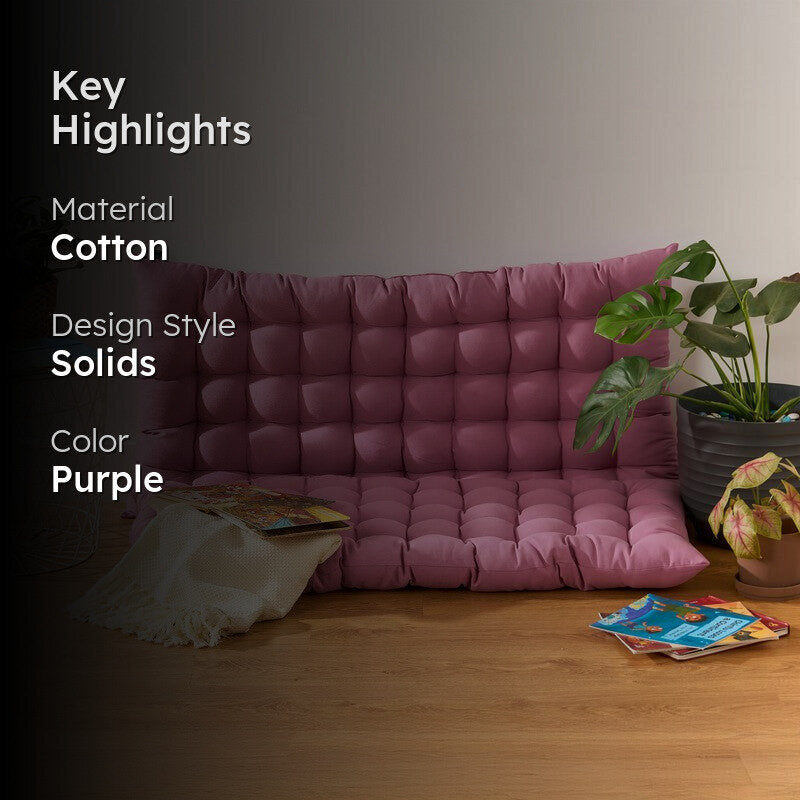 Travis Floor Cushion (Lilac Purple) - Set Of Two media 2