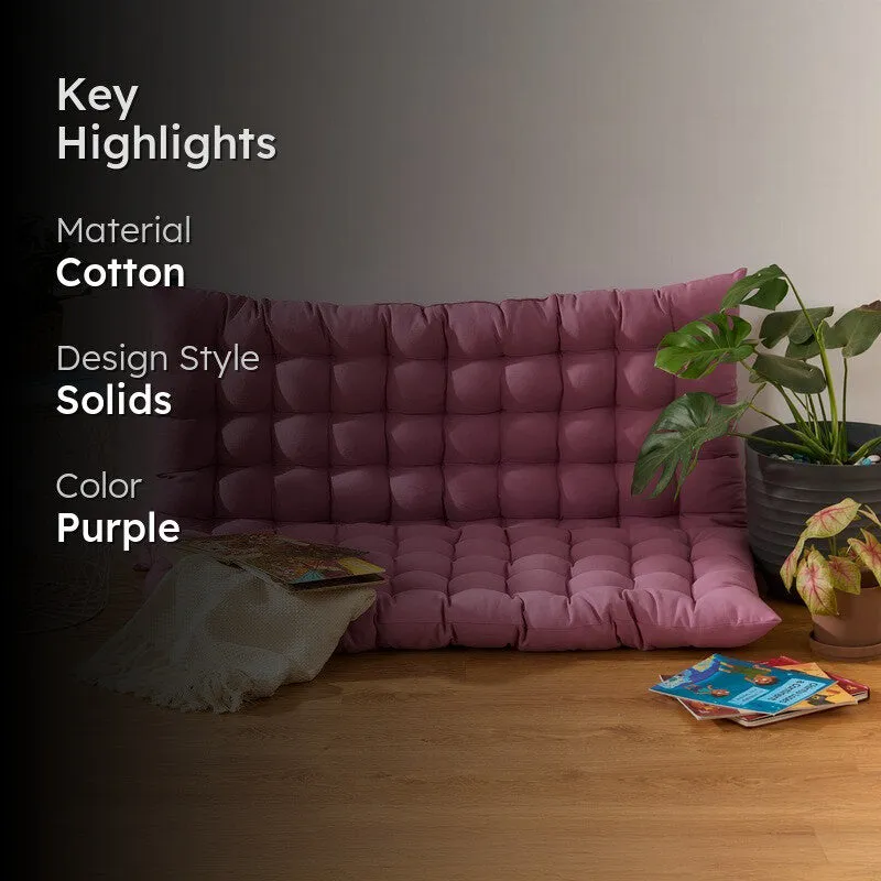 Travis Floor Cushion (Lilac Purple) - Set Of Two media 2