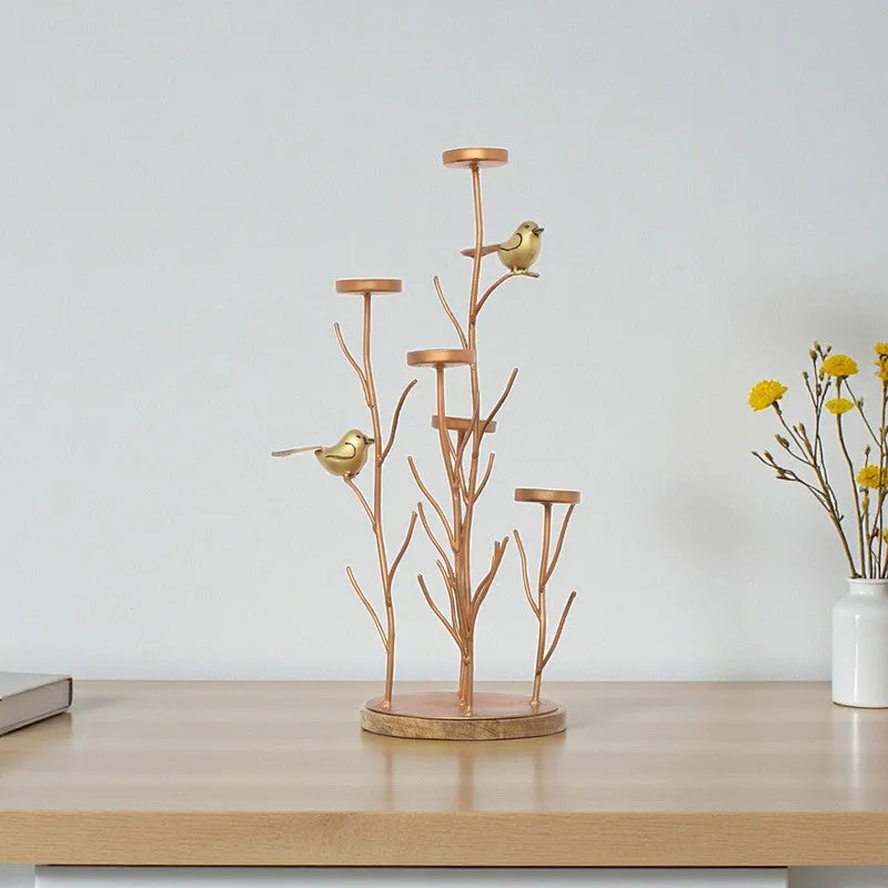 Twilight Branch Metal Showpiece - Copper media 1
