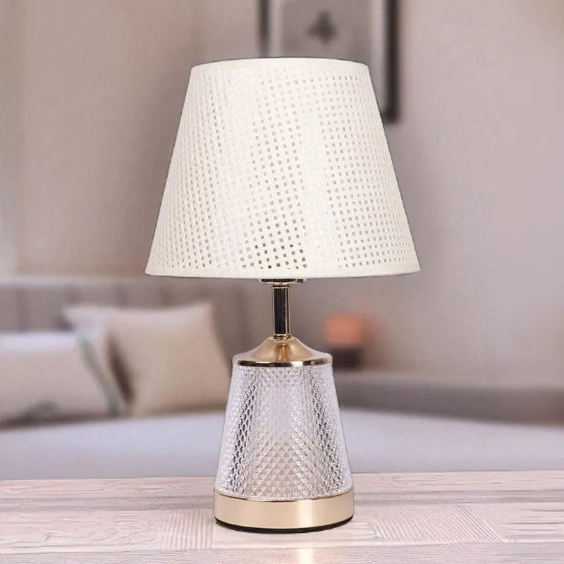 AarviDecor Solace Accent Fabric Table Lamp - White media 7