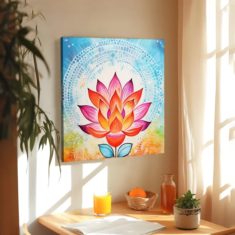 Sunlit Bloom Wall Art Without Frame media 3