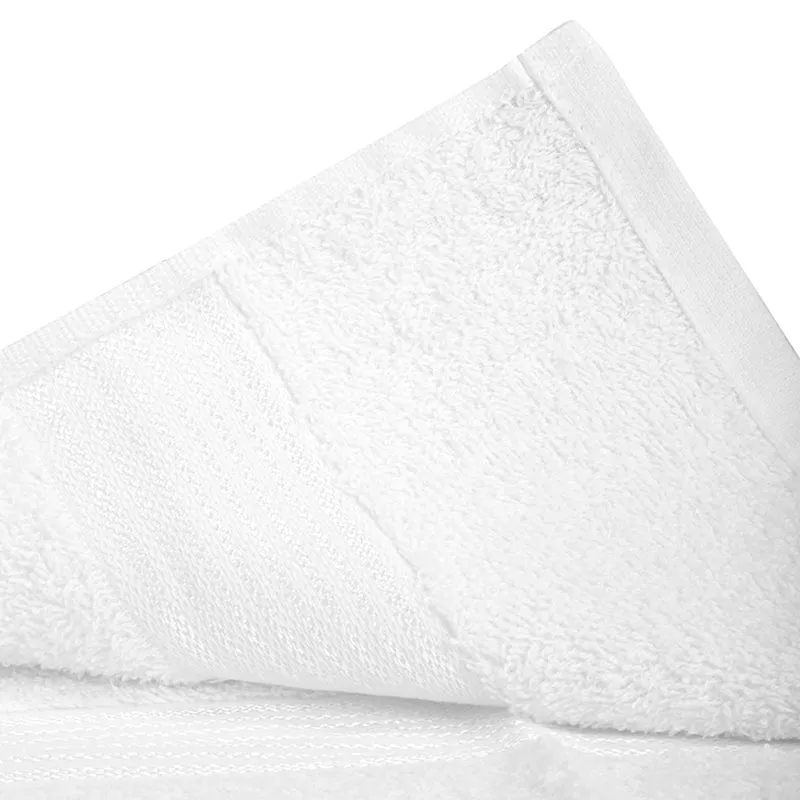 Nuage Cotton Bath Towel (Navy Blue & White) - Set Of Two media 7