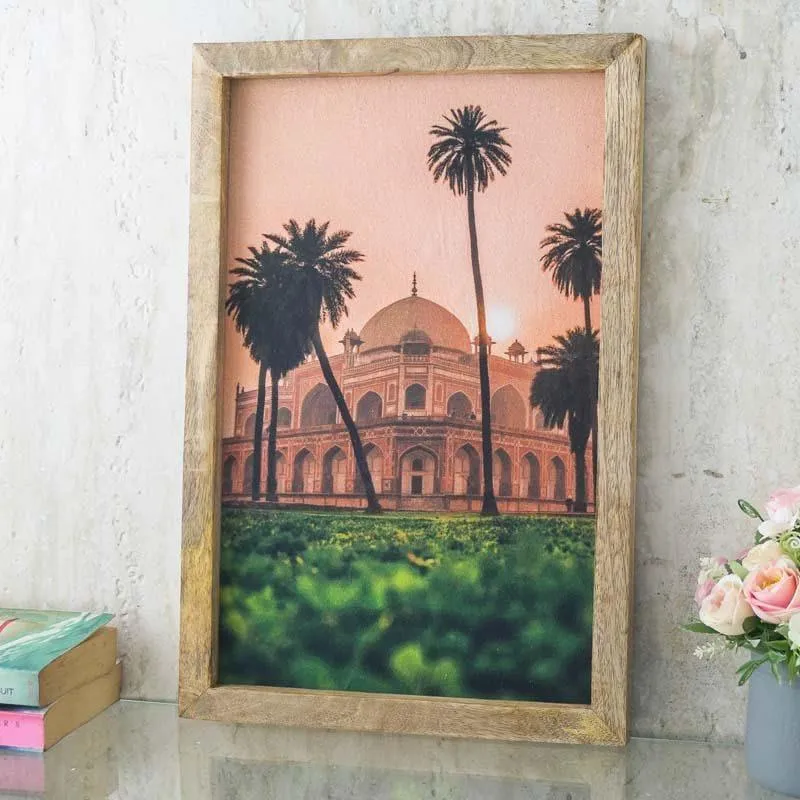 Humayun Ka Makbara Canvas Painting media 3