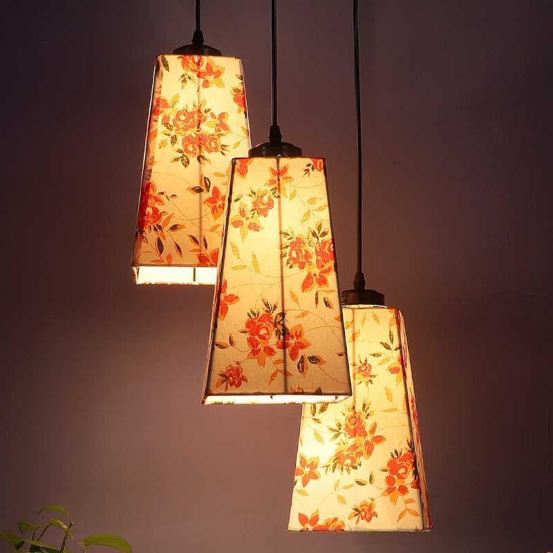 Orange Fleur Cluster Ceiling Lamp media 4