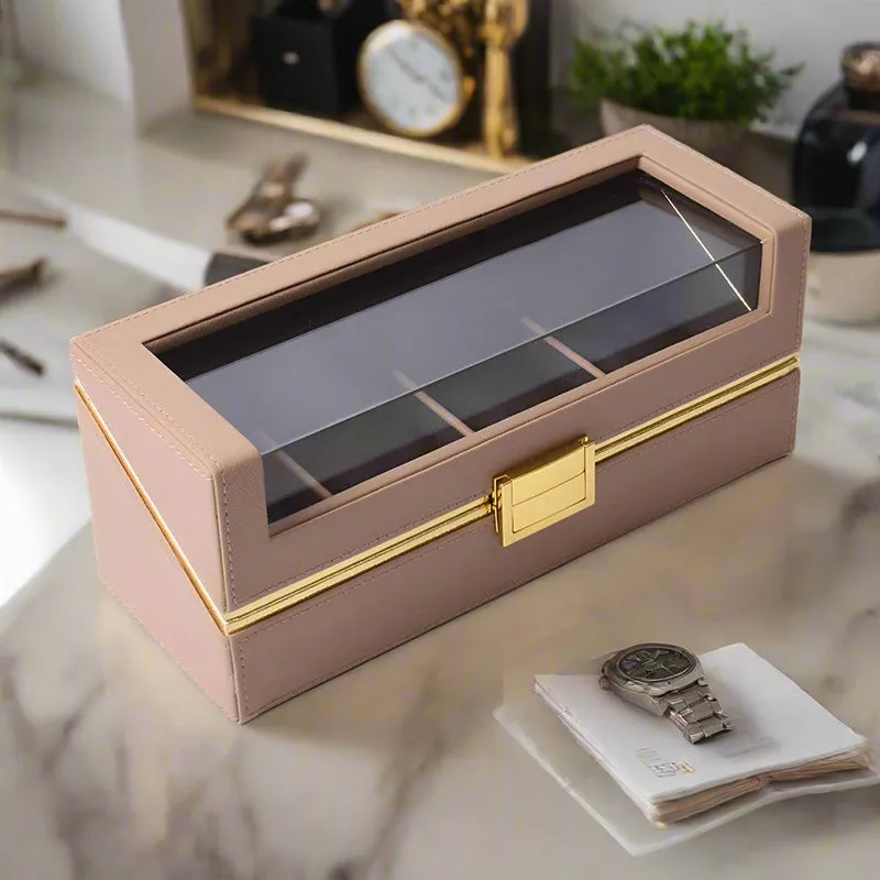 Ceastra Faux Leather Storage Box - Beige media 1