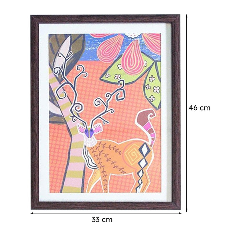 Trinova Deer Wooden Wall Art media 5