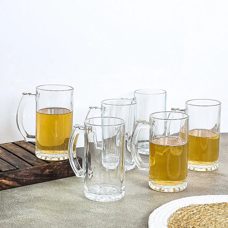 Herio Beer Mug (500 ML) - Set Of Six media 1