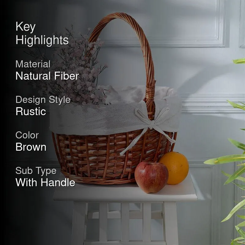 Urta Natural Fiber Fruit Basket media 2
