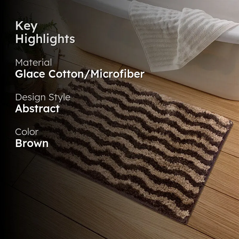 Sand Lines Microfiber Bath Mat media 2
