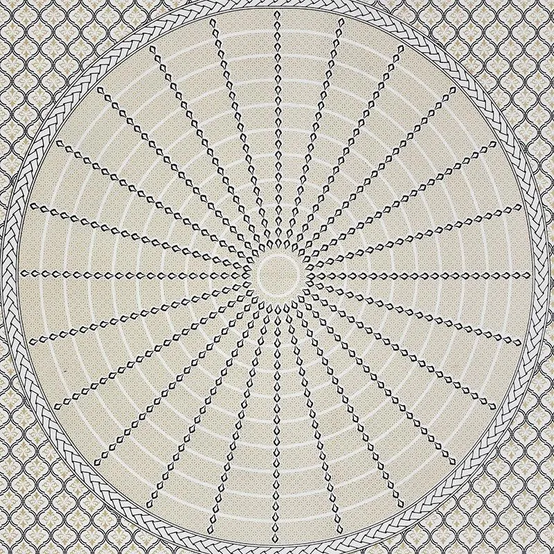 Riviera Printed Cotton Bedsheet (Ivory) - 180 TC media 3