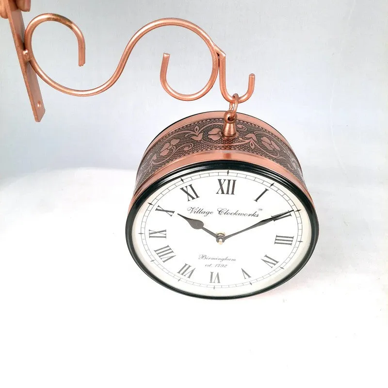Victorian Grace Copper Wall Clock media 7